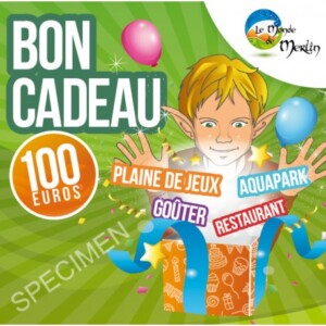 bon cadeau 100 euros le monde de merlin